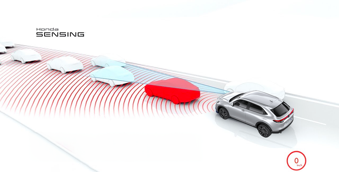 Système de freinage  d'atténuation des collisions (CMBS)
